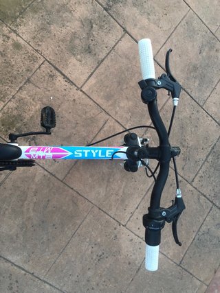 Bicicleta MTB 21 Blanca y Rosa