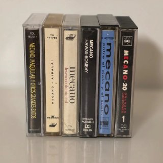 Lote 6  Cassettes Mecano