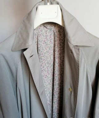 Spolverino primaverile beige/grigio tg. 42