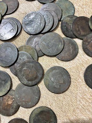 Lote monedas Alfonso XII y Gobierno Provisional