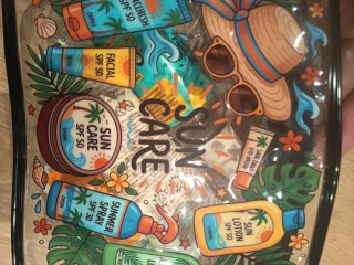 Borsetta mare trasparente Sun Care