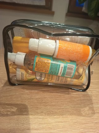 Borsetta mare trasparente Sun Care