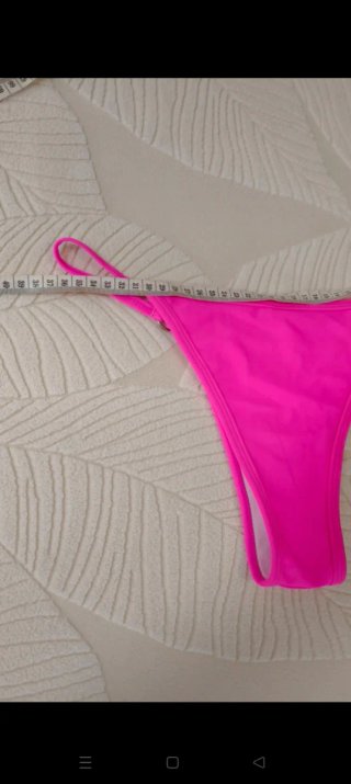 Bikini Rosa con Brillantes y Aros decorativos