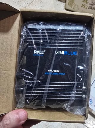 Amplificador Bluetooth Pyle MiniBlue Negro