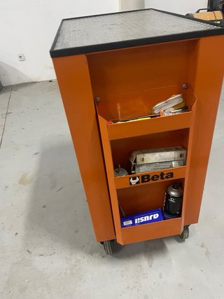 Carro de herramientas Beta naranja