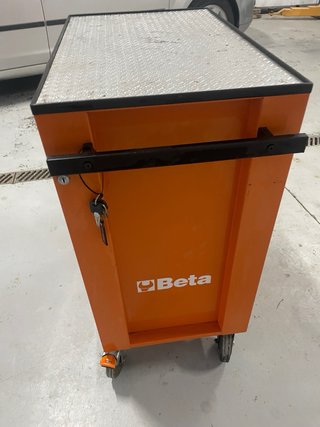 Carro de herramientas Beta naranja