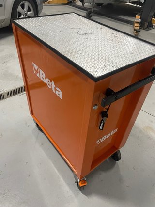 Carro de herramientas Beta naranja