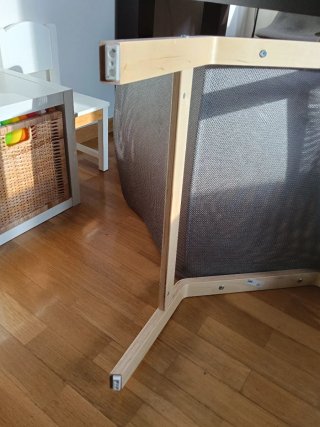 Silla IKEA NOLMYRA madera abedul y gris