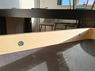 Silla IKEA NOLMYRA madera abedul y gris