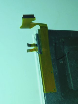 Schermo LCD superiore 3DS XL + cornice rosa