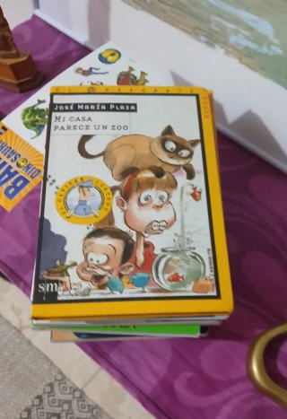 5 libros didácticos,  con 5 titulos