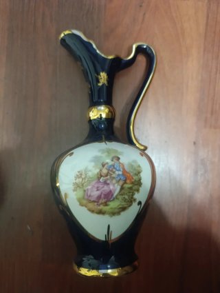Jarra Giffard 1969 Azul y Dorada