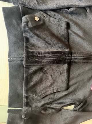 Sudadera Juicy Couture terciopelo negra niña 5 - 6