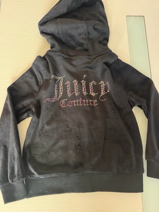 Sudadera Juicy Couture terciopelo negra niña 5 - 6