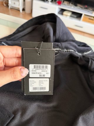 Sudadera Juicy Couture terciopelo negra niña 5 - 6