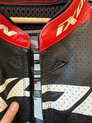 Chaqueta Moto Ixon Vortex 2 Negra/Roja/Blanca