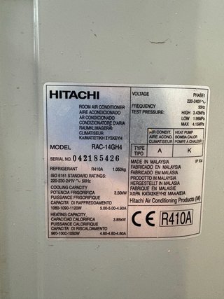 Aire Acondicionado Hitachi