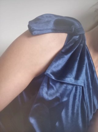 Vestido de fiesta azul