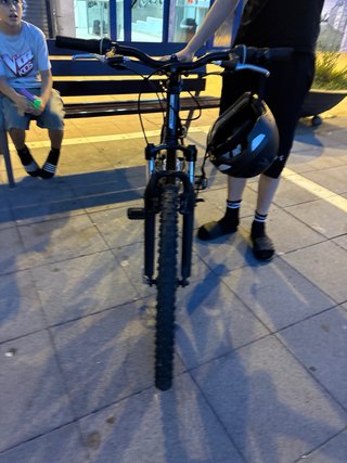 Bicicleta Rockrider Negra