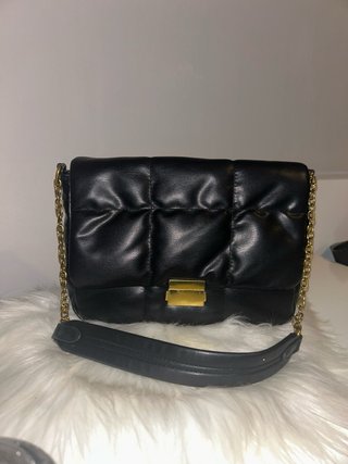 Zapatos de tacón negros talla 38 y bolso
