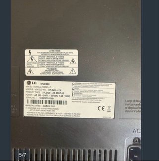 Televisor LG 32 Negro