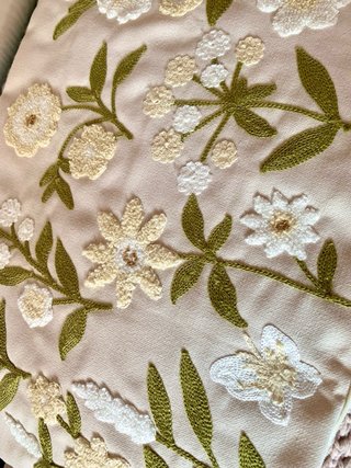 Funda para Cojín de 50x30cm. Decorativo. Bordado.