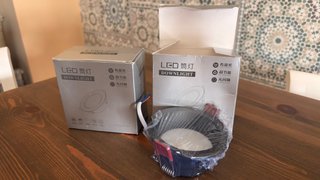 2 unid Foco LED Downlight redondo 7cm