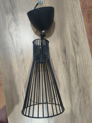 Lámpara colgante negra Ikea