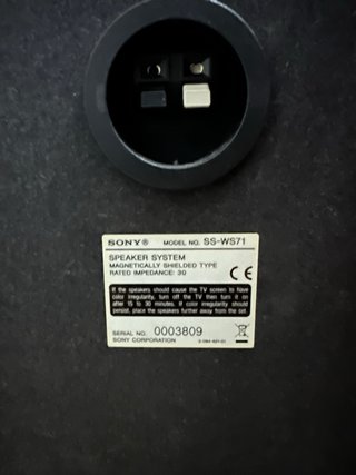 Home Cinema Sony SS-WS71