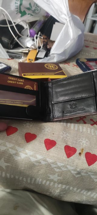 Cartera de piel italiana N