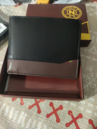 Cartera de piel italiana N