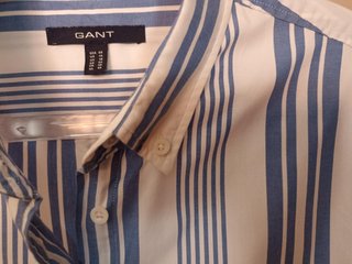 Camisa GANT Rayas Azul y Blanco