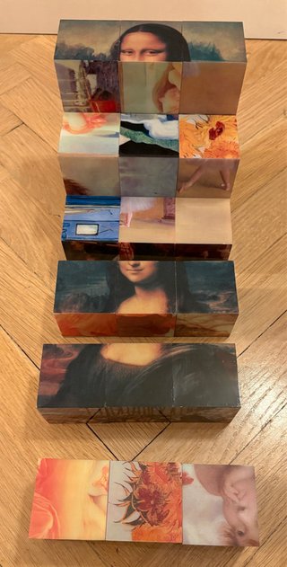 Cubo Magnético Arte Puzzle