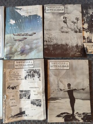 LOTE DE REVISTAS ANTIGUAS NOTICIAS DE ACTUALIDAD
