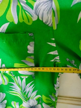 Camisa Estampada Verde Talla L