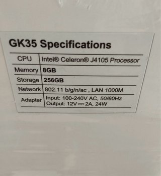 Mini PC Beelink GK35