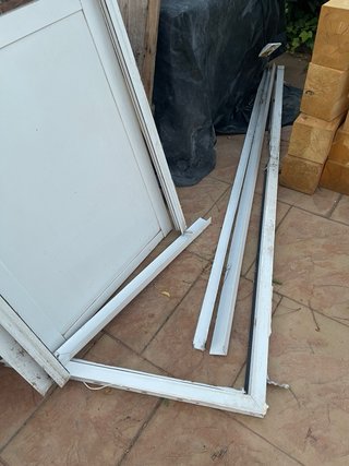 Puerta Exterior Aluminio Blanco