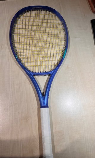 Raqueta de Tenis Azul ISOMETRIC 300gr, 100, 3.