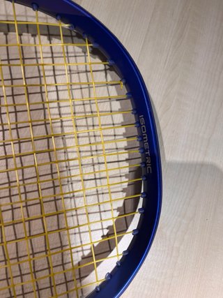 Raqueta de Tenis Azul ISOMETRIC 300gr, 100, 3.
