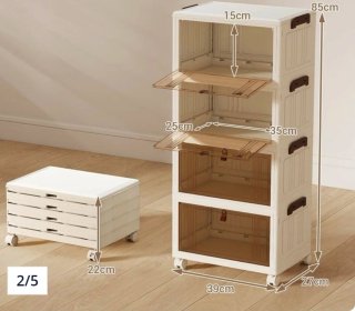 Cajonera/zapatero Plegable 4 Niveles