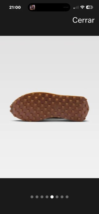 Zapatillas Nike de piel nuevas marrones y blancas