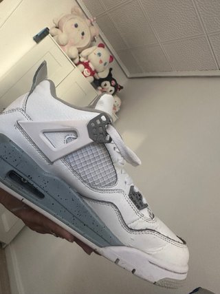 Zapatillas Jordan 4 Grises y Blancas talla 42