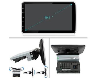 Pantalla Coche Táctil 10.1" Essgoo 1 Din