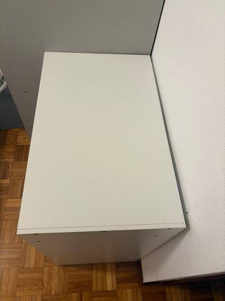 Mesa Tocador Ikea Blanca y Madera