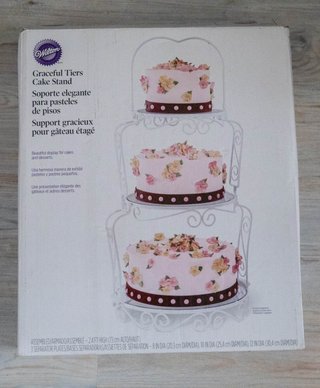 Alzata Torta Wilton 3 Piani - Argento