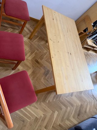 Sillas de comedor de madera (juego de 3)