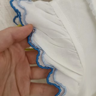Vestido polo blanco T6 120 Nuevo