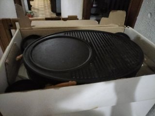 Plancha grill y crepera 2 en 1