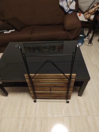Mesa de jardín TÄRNÖ IKEA madera y metal
