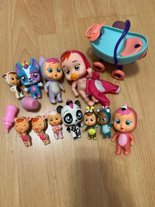 Lote Bebés Llorones con Accesorios